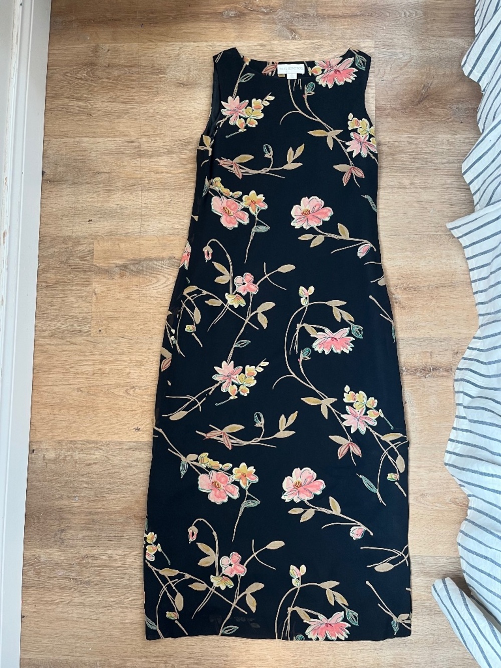 Vintage Petite Sophisticate Maxi Dress